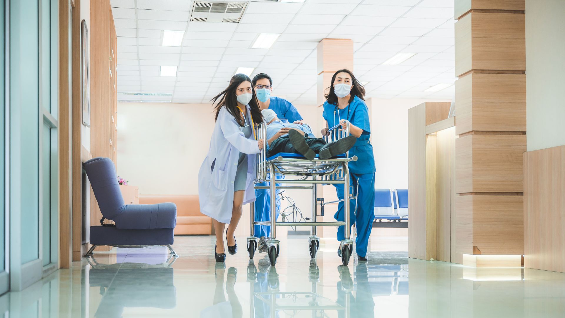 Emergência médica durante viagem
